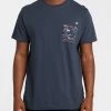 BILLABONG Team Pocket Short Sleeve T-Shirt NAVY