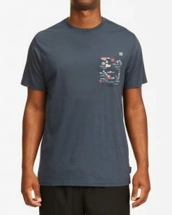 BILLABONG Team Pocket Short Sleeve T-Shirt NAVY 12 BILLABONG Team Pocket Short Sleeve T-Shirt NAVY -Mens Accessories Sales 2022 m4332btp billabongw nvy frt1 1