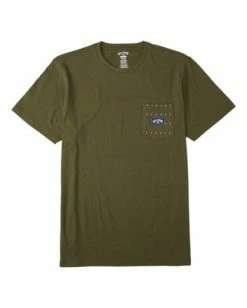 BILLABONG Team Pocket Mini T-Shirt MILITARY 10 BILLABONG Team Pocket Mini T-Shirt MILITARY -Mens Accessories Sales 2022 m4333btm billabongf mil frt1 1