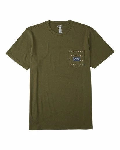 BILLABONG Team Pocket Mini T-Shirt MILITARY 5 BILLABONG Team Pocket Mini T-Shirt MILITARY - Image 5