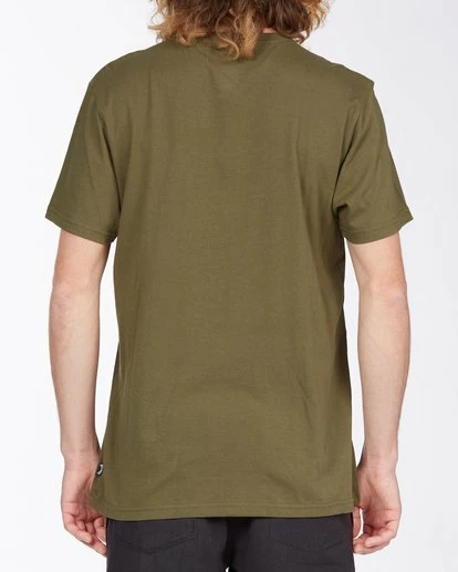 BILLABONG Team Pocket Mini T-Shirt MILITARY 4 BILLABONG Team Pocket Mini T-Shirt MILITARY - Image 4