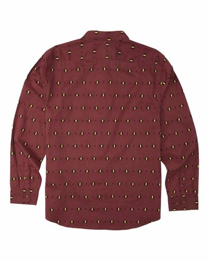 BILLABONG Sundays Mini Long Sleeve Shirt OXBLOOD 7 BILLABONG Sundays Mini Long Sleeve Shirt OXBLOOD - Image 7