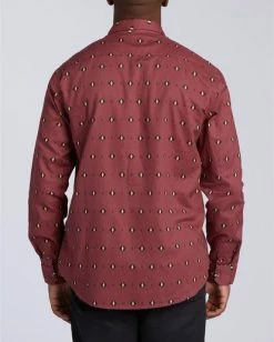 BILLABONG Sundays Mini Long Sleeve Shirt OXBLOOD 11 BILLABONG Sundays Mini Long Sleeve Shirt OXBLOOD -Mens Accessories Sales 2022 m5183bsm billabongm oxb bck1