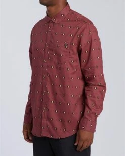 BILLABONG Sundays Mini Long Sleeve Shirt OXBLOOD 9 BILLABONG Sundays Mini Long Sleeve Shirt OXBLOOD -Mens Accessories Sales 2022 m5183bsm billabongm oxb sd1