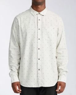 BILLABONG All Day Jacquard Long Sleeve Shirt BLACK