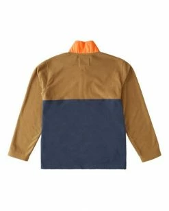 BILLABONG A/Div Boundary Mock Lite Fleece DENIM -Mens Accessories Sales 2022 m6403bat billabongf den bck1 1