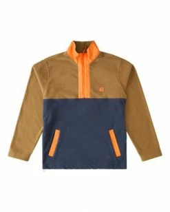 BILLABONG A/Div Boundary Mock Lite Fleece DENIM -Mens Accessories Sales 2022 m6403bat billabongf den frt1 1