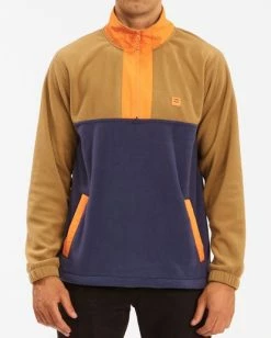 BILLABONG A/Div Boundary Mock Lite Fleece DENIM
