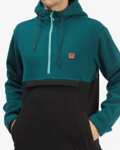 BILLABONG A/Div Boundary Pullover Hoodie DARK SEAGREEN -Mens Accessories Sales 2022 m6403bbo billabongw dsg dtl1 2