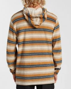 BILLABONG Flecker Sancho Pullover Hoodie STONE -Mens Accessories Sales 2022 m6403bsa billabongm stn bck1 1