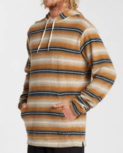 BILLABONG Flecker Sancho Pullover Hoodie STONE -Mens Accessories Sales 2022 m6403bsa billabongm stn dtl1 1