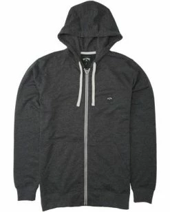BILLABONG All Day Zip Hoodie BLACK 12 BILLABONG All Day Zip Hoodie BLACK -Mens Accessories Sales 2022 m6603baz billabongf blk frt1 1