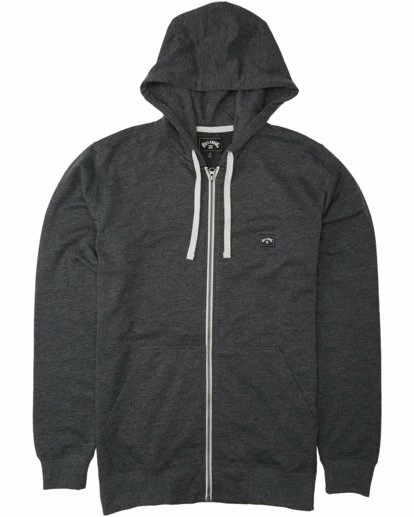 BILLABONG All Day Zip Hoodie BLACK 6 BILLABONG All Day Zip Hoodie BLACK - Image 6