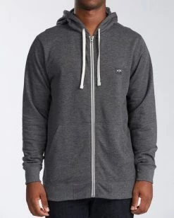 BILLABONG All Day Zip Hoodie BLACK