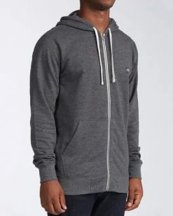 BILLABONG All Day Zip Hoodie BLACK 10 BILLABONG All Day Zip Hoodie BLACK -Mens Accessories Sales 2022 m6603baz billabongm blk sd2 1