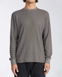 BILLABONG Essential Long Sleeve Thermal SAND HEATHER -Mens Accessories Sales 2022 m9173bes billabongm dgr frt1 1