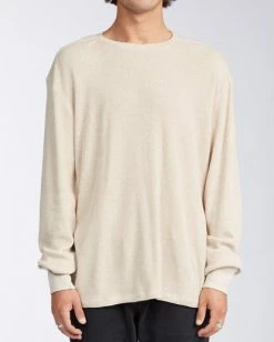 BILLABONG Essential Long Sleeve Thermal SAND HEATHER