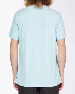 BILLABONG Oasis Short Sleeve T-Shirt COASTAL BLUE -Mens Accessories Sales 2022 mt133boa billabongw cbu bck1 1