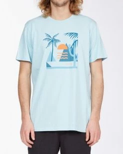 BILLABONG Oasis Short Sleeve T-Shirt COASTAL BLUE