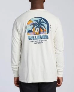 BILLABONG Marakesh Long Sleeve T-Shirt OFF WHITE -Mens Accessories Sales 2022 mt433bma billabongwg ofw bck1 1