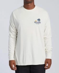 BILLABONG Marakesh Long Sleeve T-Shirt OFF WHITE