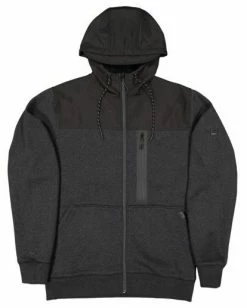 BILLABONG A/Div Quadrant Furnace Zip-Up Hoodie BLACK HEATHER -Mens Accessories Sales 2022 ubyft00113 billabongf bkh frt1 1