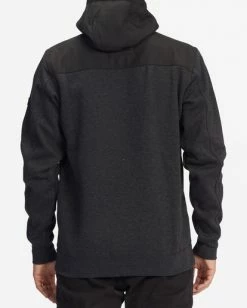 BILLABONG A/Div Quadrant Furnace Zip-Up Hoodie BLACK HEATHER -Mens Accessories Sales 2022 ubyft00113 billabongw bkh bck1 1